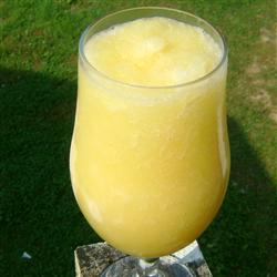 Concentrado suco de laranja com limão e licor de pêssego