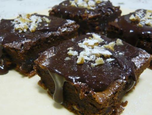 Brownies Picantes de Chocolate e Nozes