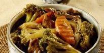 Carne Chop Suey com legumes