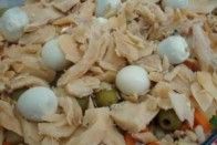 Salada de feijão fradinho e bacalhau